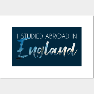 I Studied Abroad in England Posters and Art